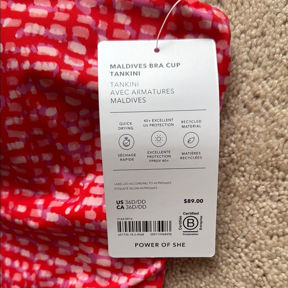 Athleta Tankini Set - Maldives NWT - Picture 5 of 11